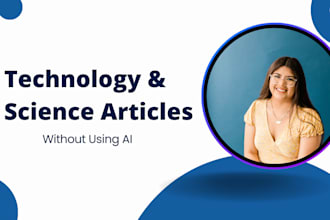 write easy to read science and technology articles with zero ai guarantee