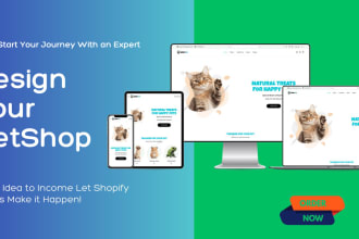 do shopify store design for pet shop