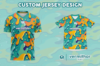 do custom jersey design or sublimation design