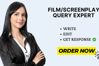 write a query letter for a screenplay or film