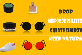 do natural,drop,reflection or mirror shadow for ecomm agency