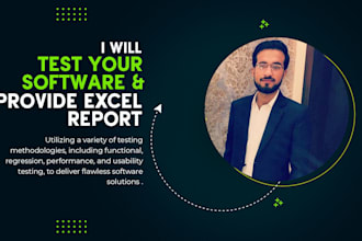 test your software and provide you excel reports