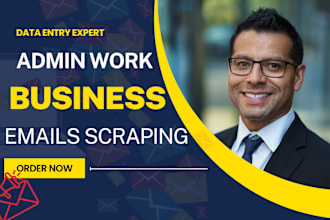 do bulk verify cfo c level email scraping search admin work web scraper smart va