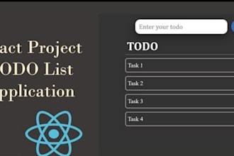 develop a scalable react todo app with full crud operations