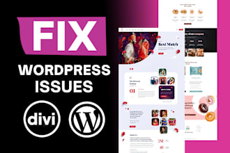 fix wordpress issues, bugs, critical errors, css, php, provide wordpress help