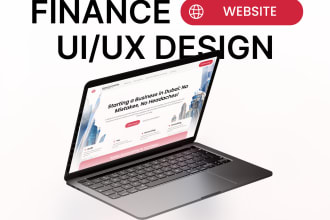 figma expert redesign your finance website with elite UI UX features