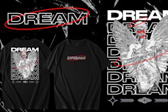 make modern streetwear tshirt or hoodie design