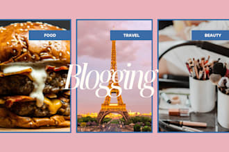 write about food, kids, education, beauty an travelling