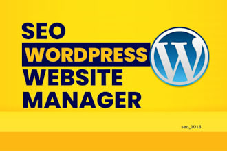 be your SEO manager for your wordpress website