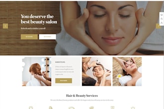 create beauty website or redesign for you