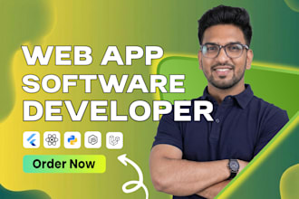 be ai software developer, build website, full stack web application development
