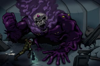 provide digital comic illustrations for print or web