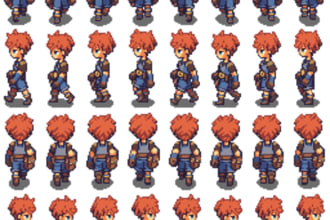 create high quality pixel game art