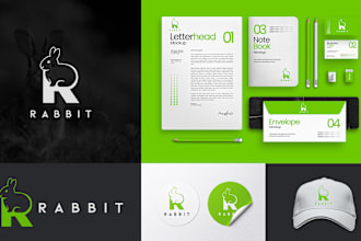 design modern minimalist logo with business brand identity