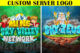 create minecraft server logo and server icon