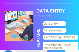 data entry ,data processing and presentation tasks