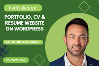help develop personal portfolio or resume wordpress website