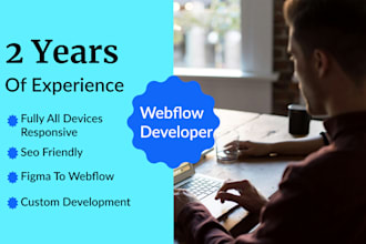 professional webflow website design and figma to code conversion