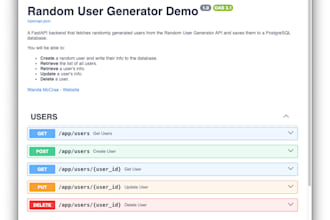 create a robust backend using fastapi and python