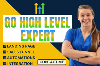 design gohighlevel website, ghl landing page expert, ghl sales funnel, ghl sales