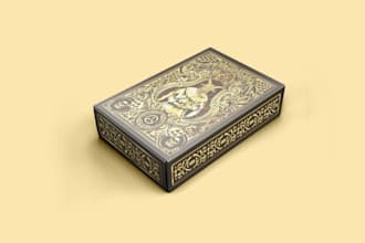 illustration for your card game and box, packaging, and anything