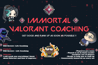 be your professional immortal valorant coach