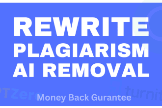 rewrite any document to remove ai and plagiarism