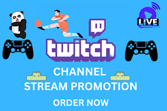 promote your kick, twitch to drive real and active audience to your live stream