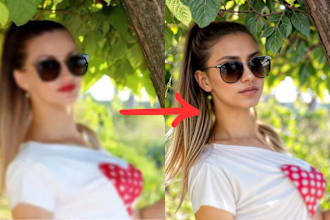 fix blurry photo, enhance, sharpen, and upscale your photos