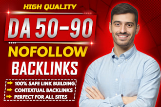 make high quality manually nofollow  white hat seo backlinks