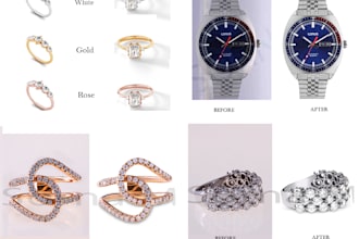 do high end jewelry image editing, retouching and enhancement