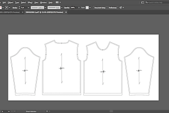 create a sublimation jersey sewing pattern or template