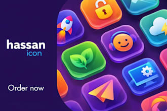 design a app icon, custom icons, mobile app icon, best app icon and app logo