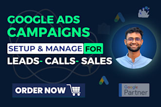 setup and manage effective google ads campaigns adwords PPC campaigns for leads