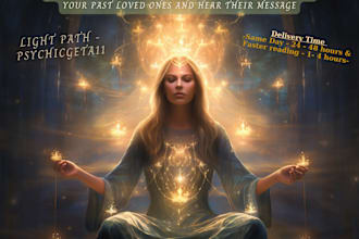 connect with your passed loved ones, guides, entities
