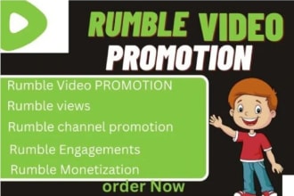 rumble video promotion, rumble channel, rumble followers