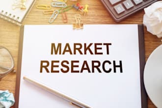 do market research, competitor analysis and swot