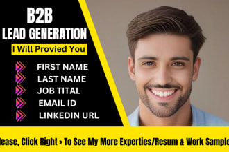 b2b lead generation, b2b sale leads, email list building, sale funnel leads