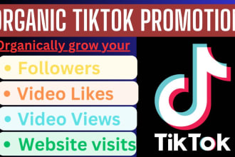 do tiktok promotion and grow tiktok followers organically