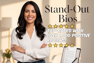 write a standout real estate or business bio that gets noticed