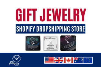 build dropshipping gift jewelry shopify store, shopify shine on jewelry website