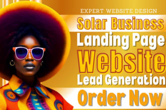build and customize solar business website