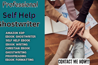 do your self help ebook ghostwriter, christian book life coaching, ebook design