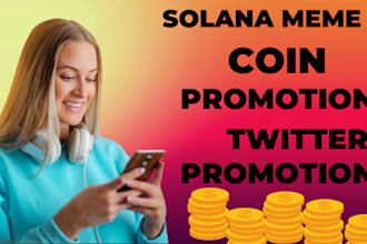 skyrocket solana meme coin promotion to hit 100m real crypto token investors
