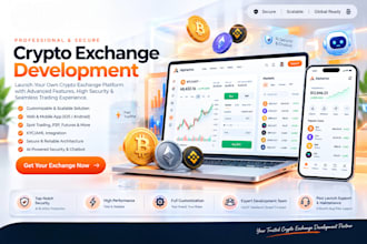 develop binance clone crypto exchange website and app