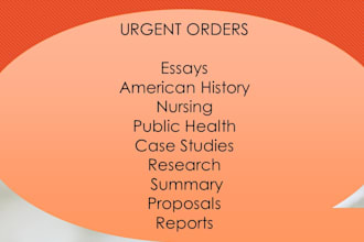 do essays, nursing, american history, research and summary