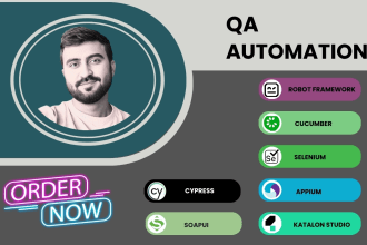 do test automation for website using selenium, cypress and playwright