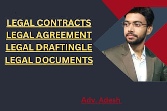 write your legal contract and agreement