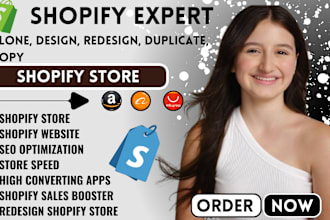 clone, copy, migrate, redesign shopify or shopify website with exquisite design