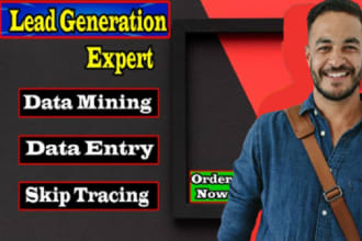 do data enrichment, b2b lead generation and data mining for any industry